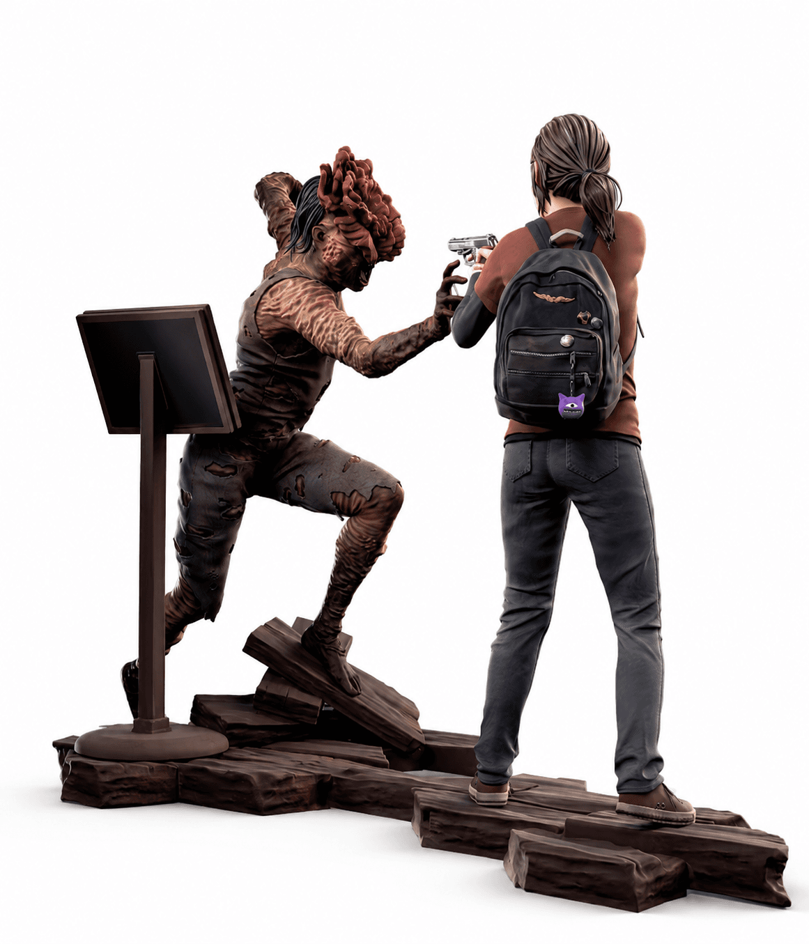 فیگور  الی و کلیکر |The Last of Us Ellie and Clicker