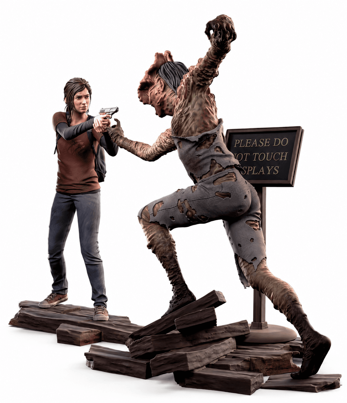 فیگور  الی و کلیکر |The Last of Us Ellie and Clicker